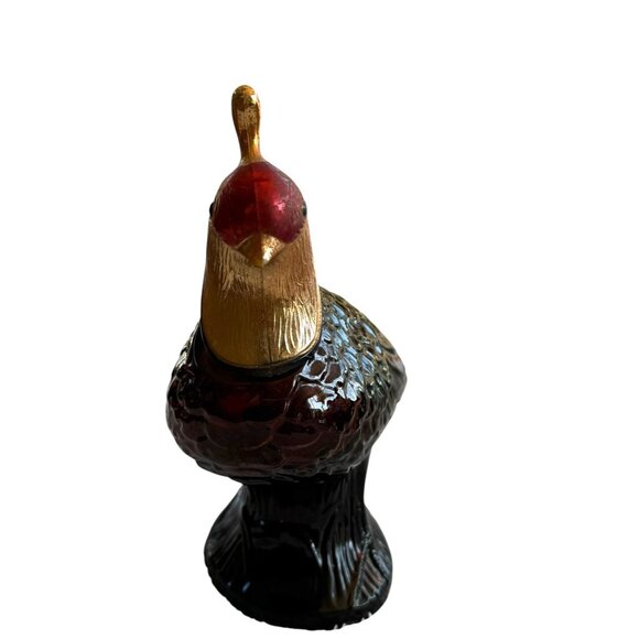 Vintage Glass Quail Bird Figurine Statue - Empty Bottle - Picture 4 of 7
